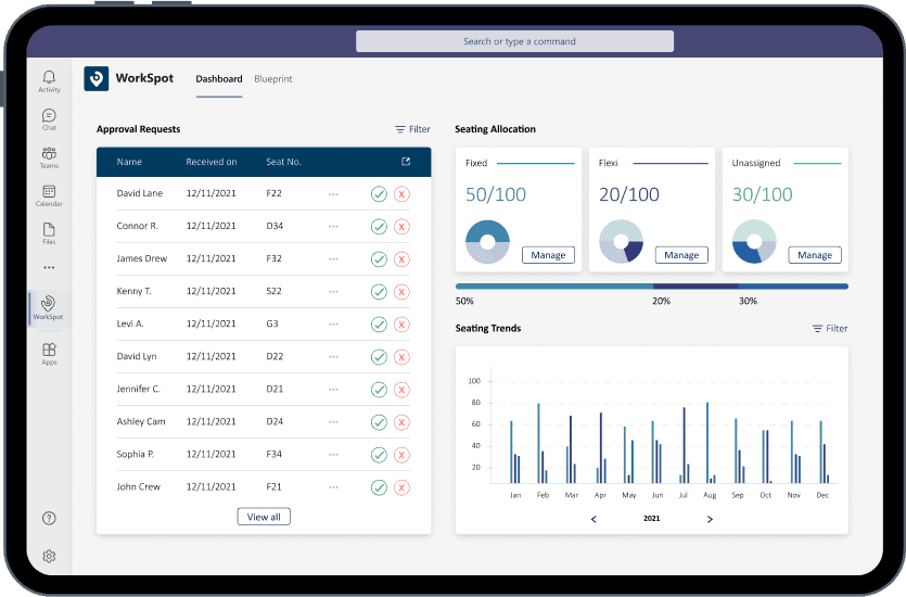 MANAGE OFFICE SPACES & RESOURCES WITH WORKSPOT PLANNER 